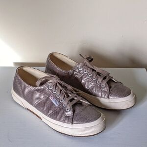 Superga Micro Sequin 2750 Metallic Low Top Sneakers